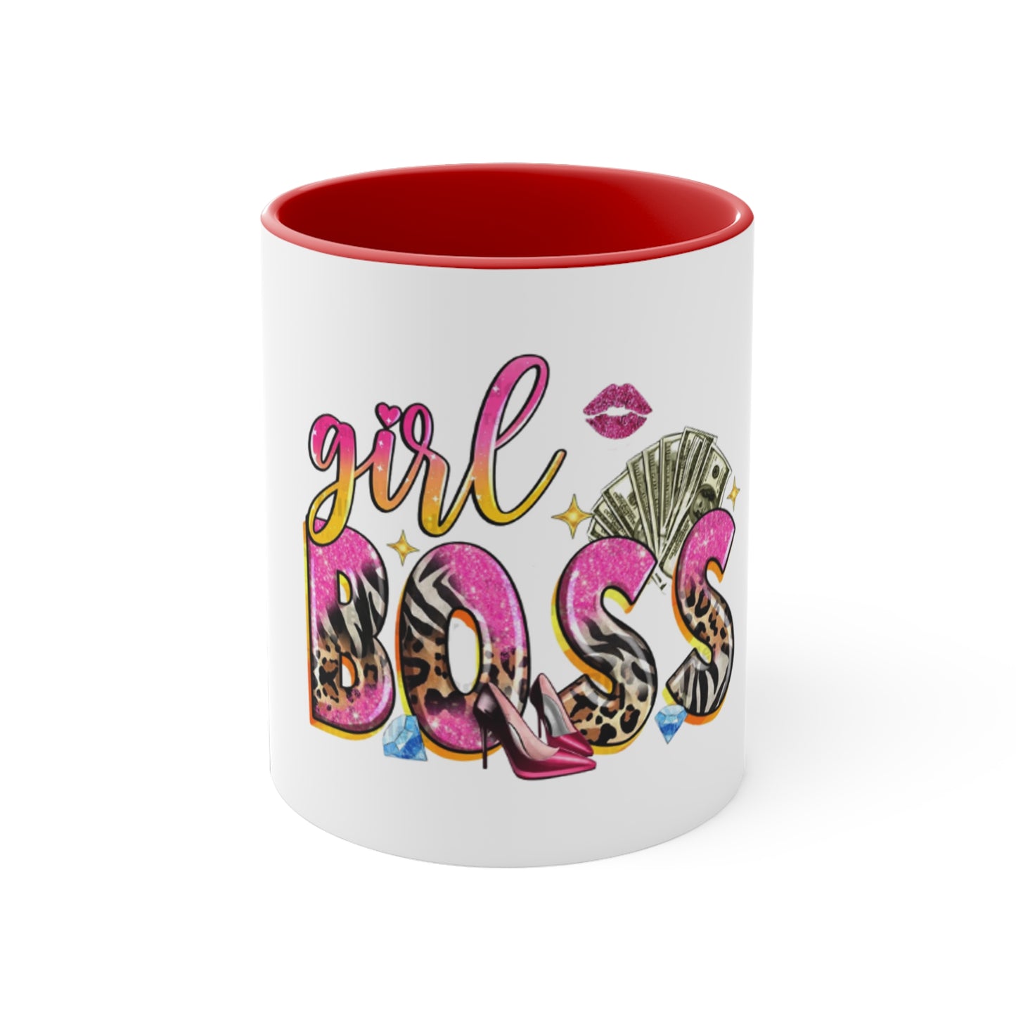 Girl Boss Accent Coffee Mug, 11oz