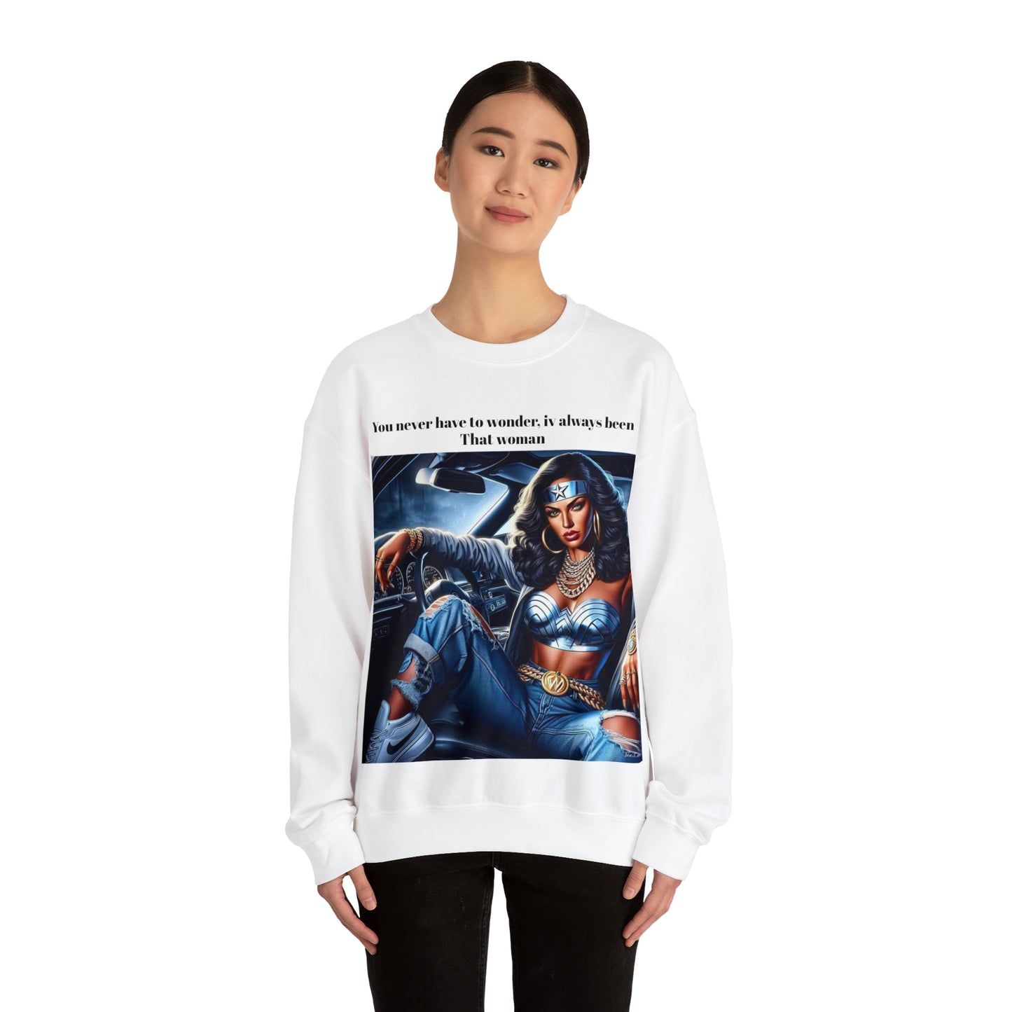 Unisex Heavy Blend™ Crewneck Sweatshirt Wonder Woman