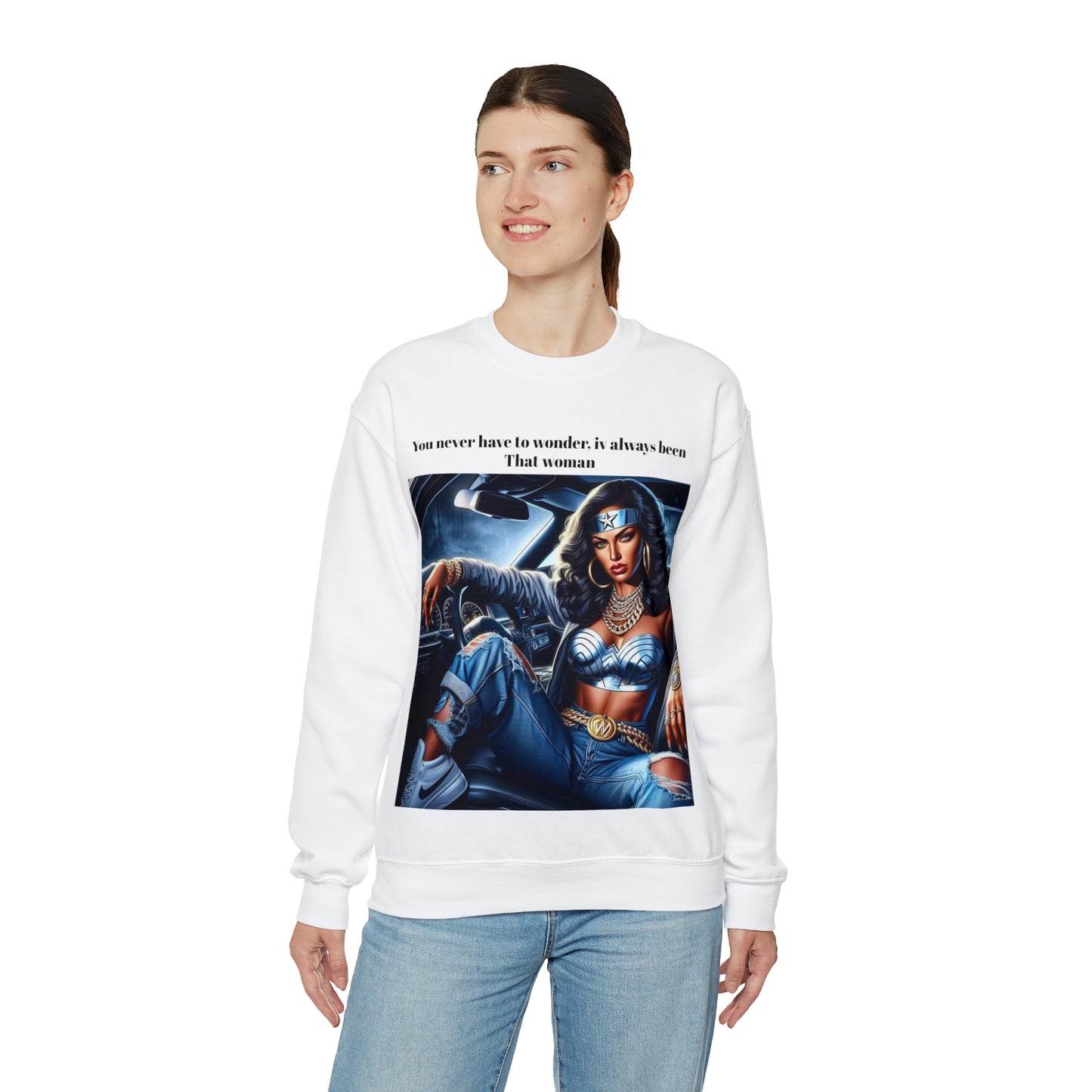 Unisex Heavy Blend™ Crewneck Sweatshirt Wonder Woman